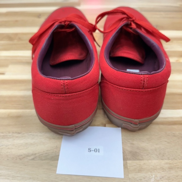 Vans Era Canvas Red Gum Sole Men's 13 - Picture 6 of 7
